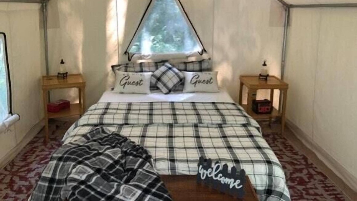 Ashfield RV Rental | Tentrr Signature Site - Four Oaks at Camp Temike