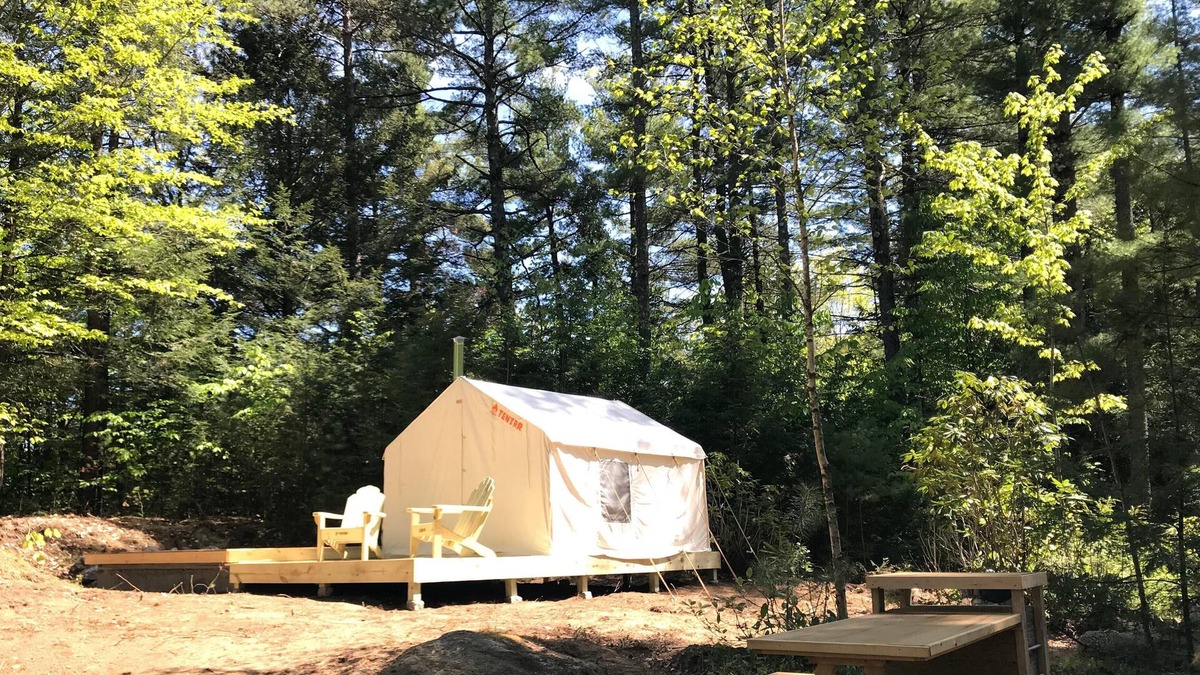 Limington RV Rental | Tentrr Signature Site - The Knoll at Red Tractor Farm