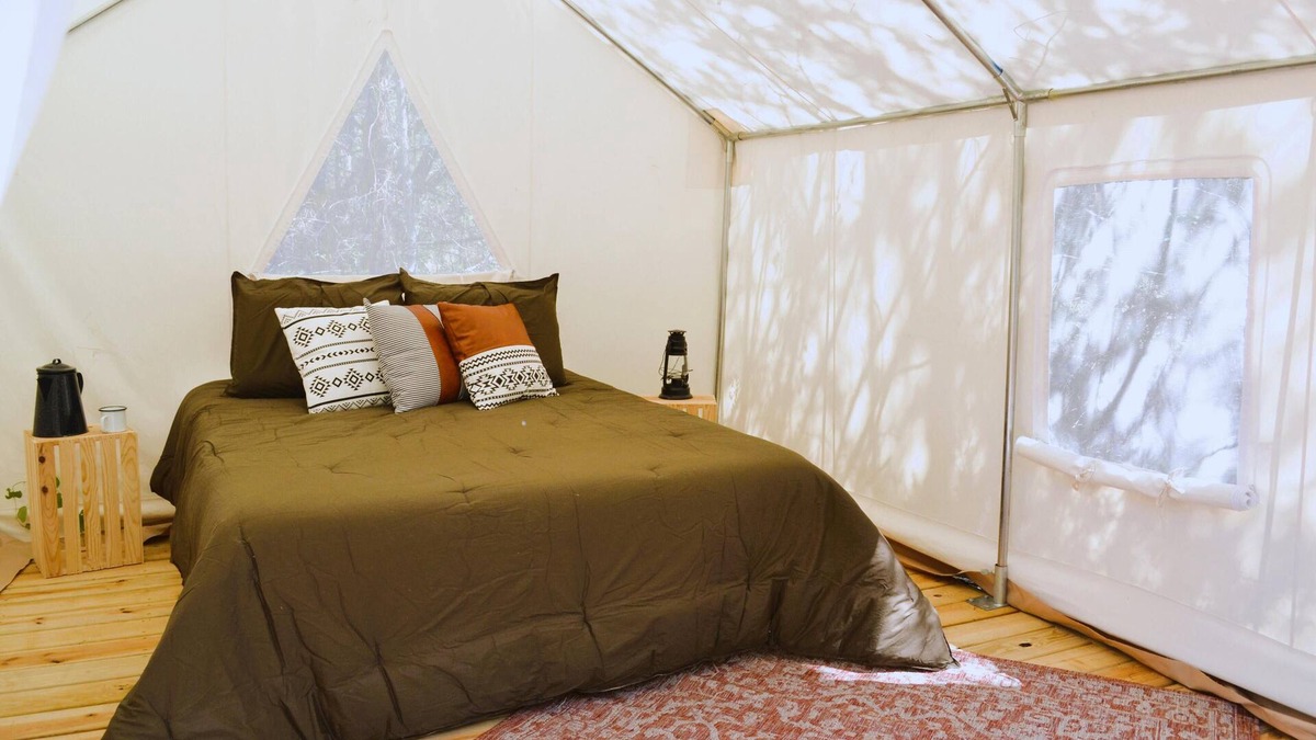 Montalba RV Rental | Tentrr Signature Site - Whispering Oaks Pond View