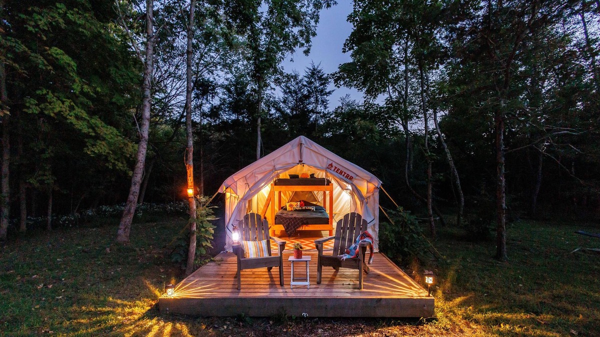Ottsville RV Rental | Tentrr Signature Site - Nockamixon Forest Camp
