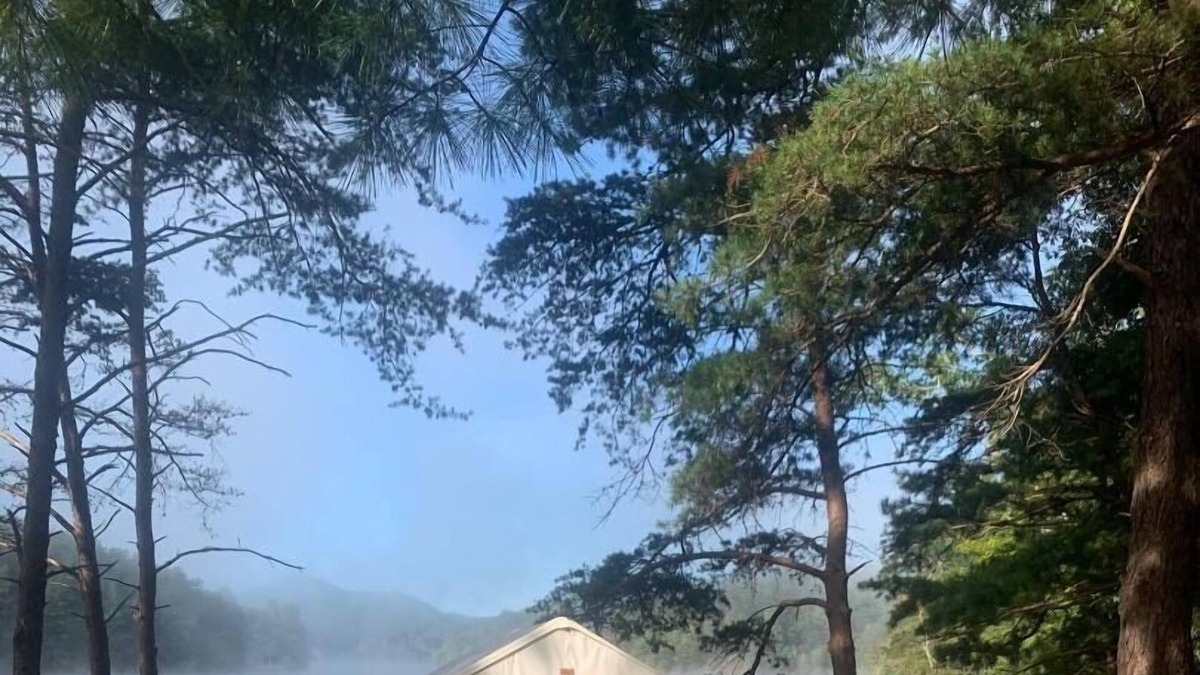 Pulaski RV Rental | Tentrr Signature Site - Water's Edge Campsite on Sunset Cove