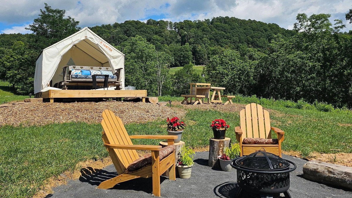 Wayside RV Rental | Tentrr Signature Site - Wolf Creek Overlook at Nightfall Ridge