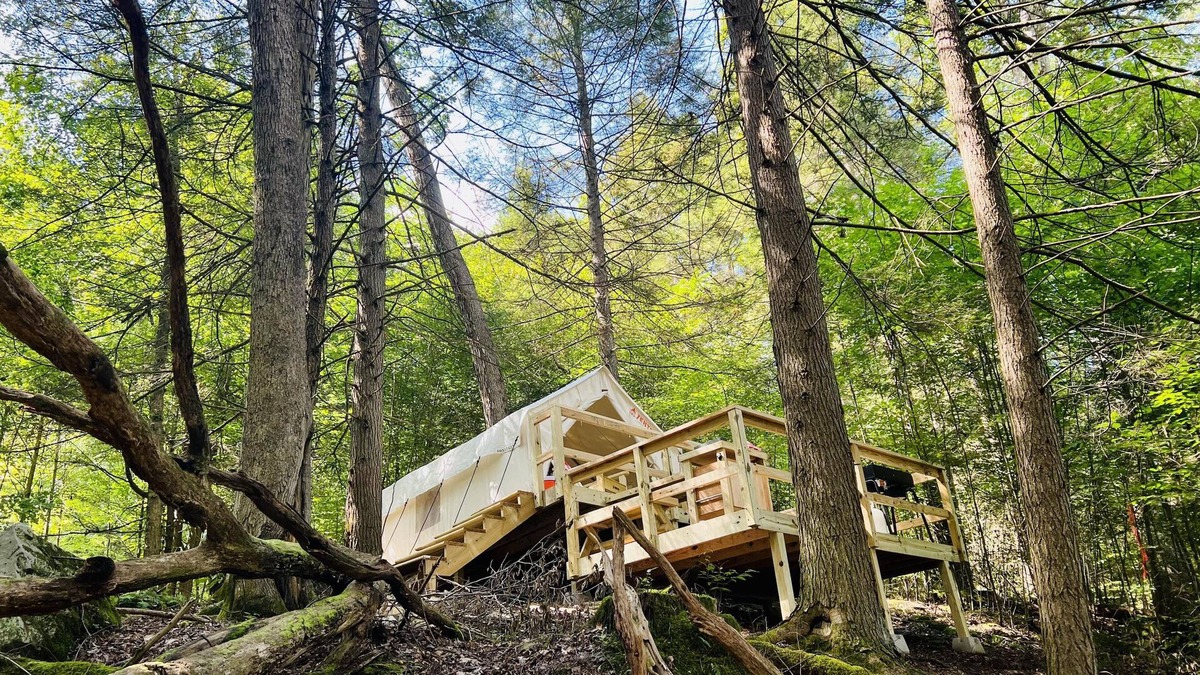 Bruceton Mills RV Rental | Tentrr Signature Site - Creekside Camp Signature Site at Whitewater Preserve