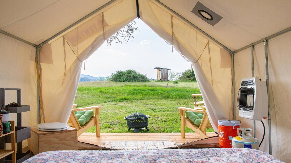 Central Point RV Rental | Tentrr Signature Site - Dueling Views at Lane Creek Reserve