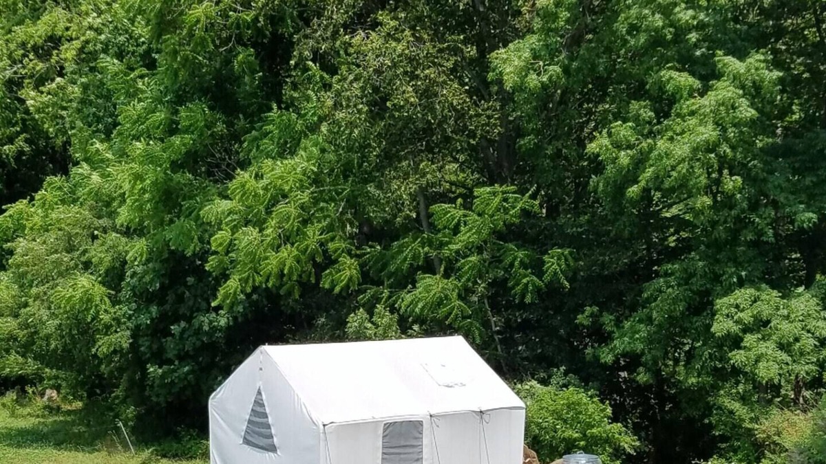 Earlville RV Rental | Tentrr Signature Site - Creekside Woods Getaway