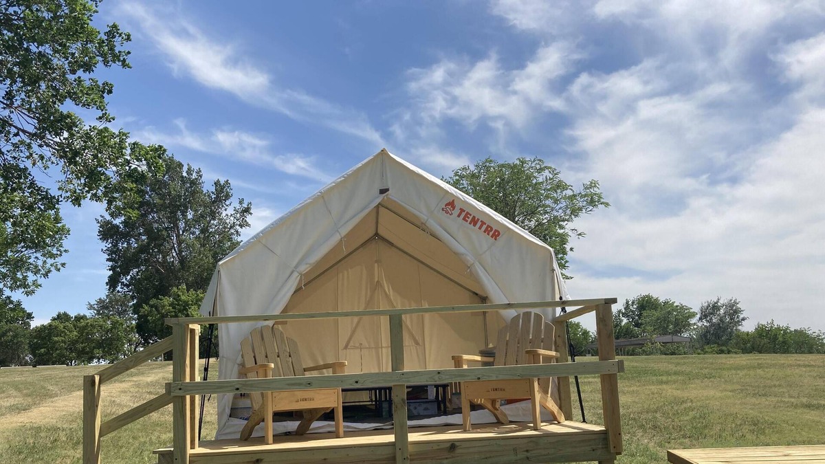 Loup City RV Rental | Tentrr State Park Site - Nebraska Sherman SRA – Middle Ridge Lakeview G – Sing