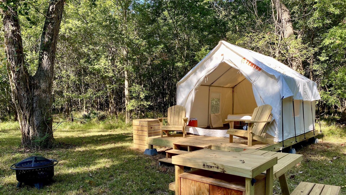 Texas Gulf Coast Region RV Rental | Tentrr State Park Site - Texas Brazos Bend State Park– Trailside D – Single Ca