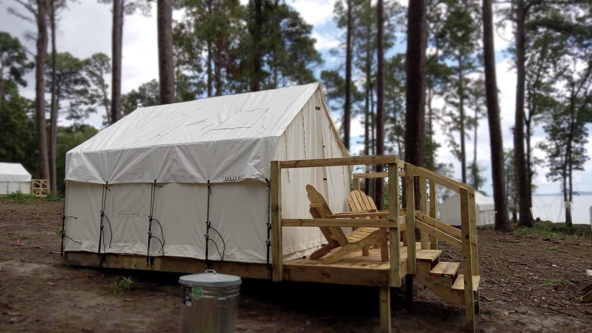 Zwolle RV Rental | Tentrr State Park Site - Louisiana North Toledo Bend State Park - Forest Glade E