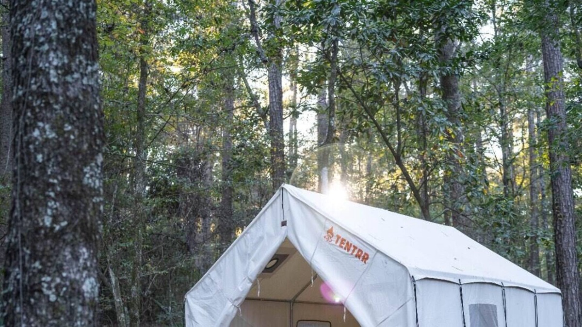 McComb RV Rental | Tentrr State Park Site - Mississippi Percy Quin State Park - Southside Lakeview