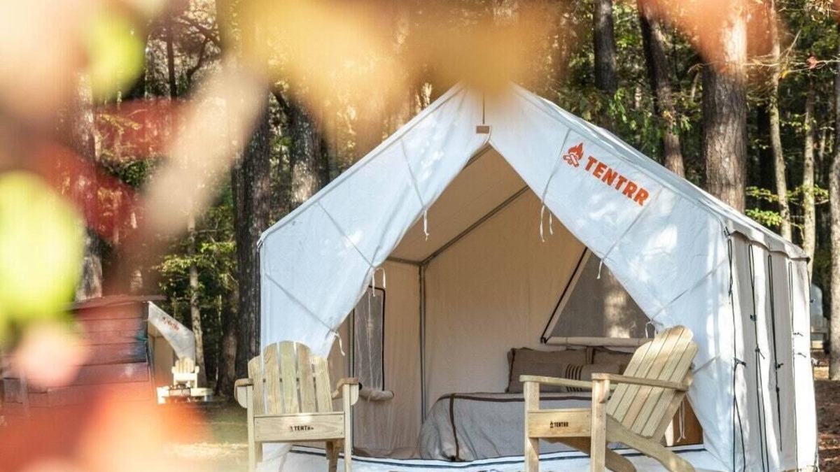 Morton RV Rental | Tentrr State Park Site - Mississippi Roosevelt State Park - Shadow Lake E - Sing