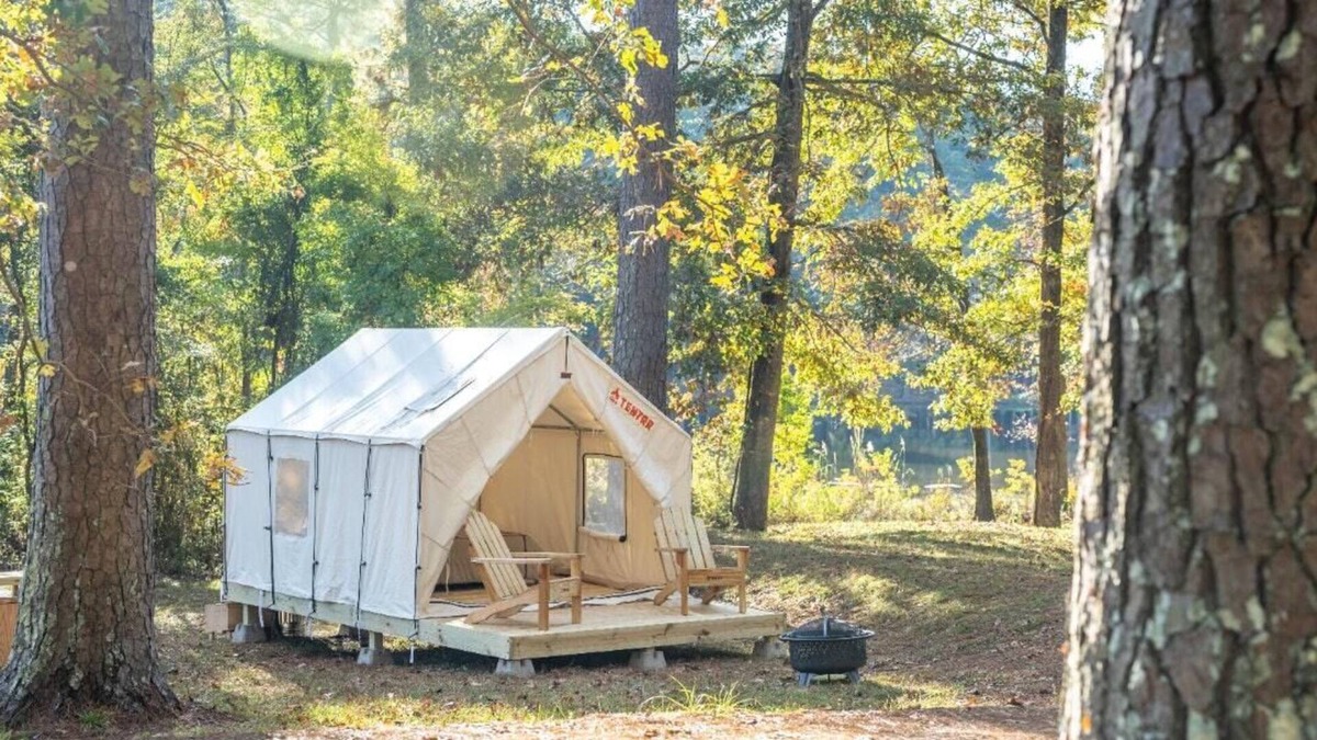 Morton RV Rental | Tentrr State Park Site - Mississippi Roosevelt State Park - Tall Trees G