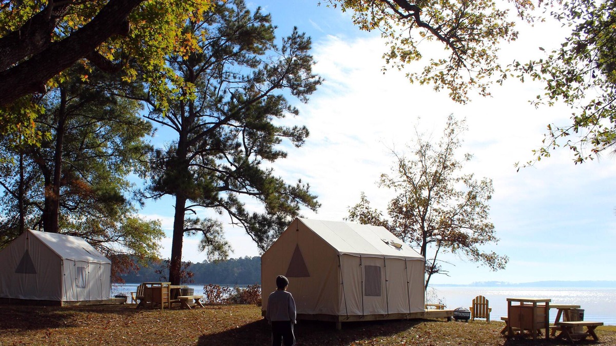 Anacoco RV Rental | Tentrr State Park Site - Louisiana South Toledo Bend State Park - Site J - Doub
