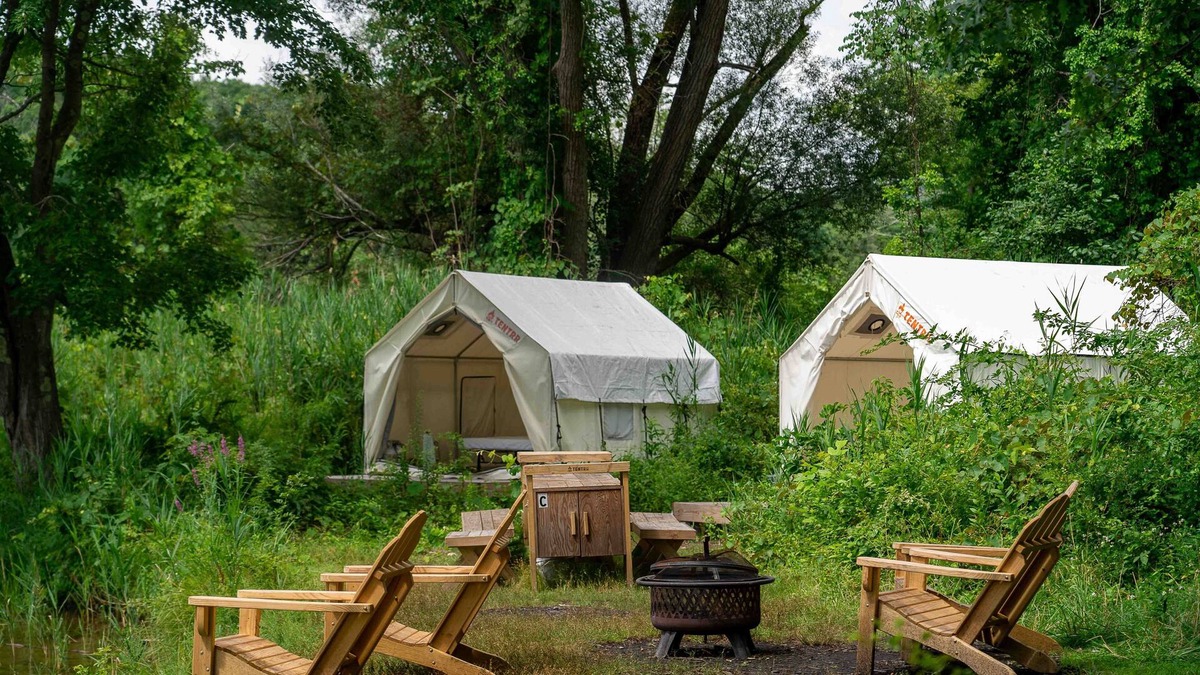 Woodbury RV Rental | Tentrr State Park Site - NY Harriman State Park - Tucked Away C at Silver Mine L
