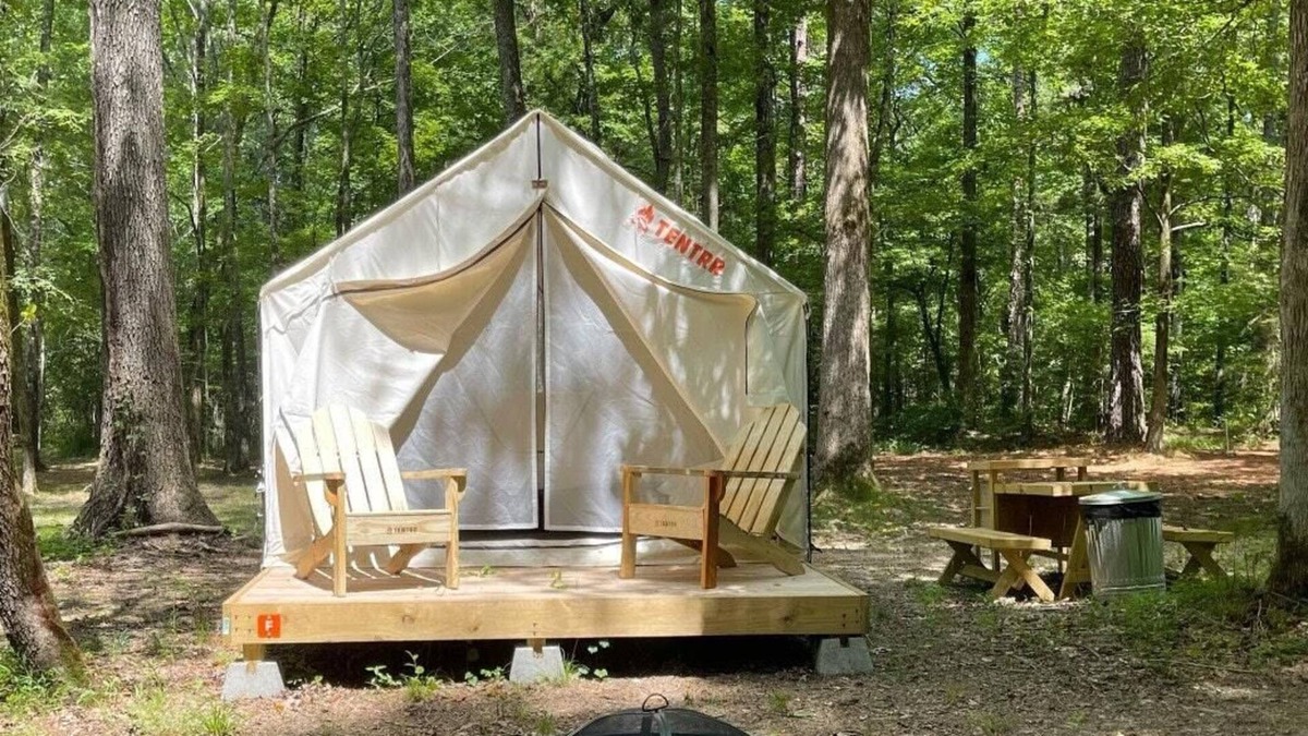 Holly Springs RV Rental | Tentrr State Park Site - Mississippi Wall Doxey State Park - Woodland F - Single