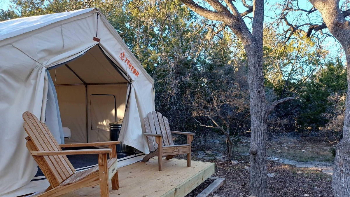 Spring Branch RV Rental | Tentrr State Park Site - Texas Guadalupe River State Park - Site C - Single Camp