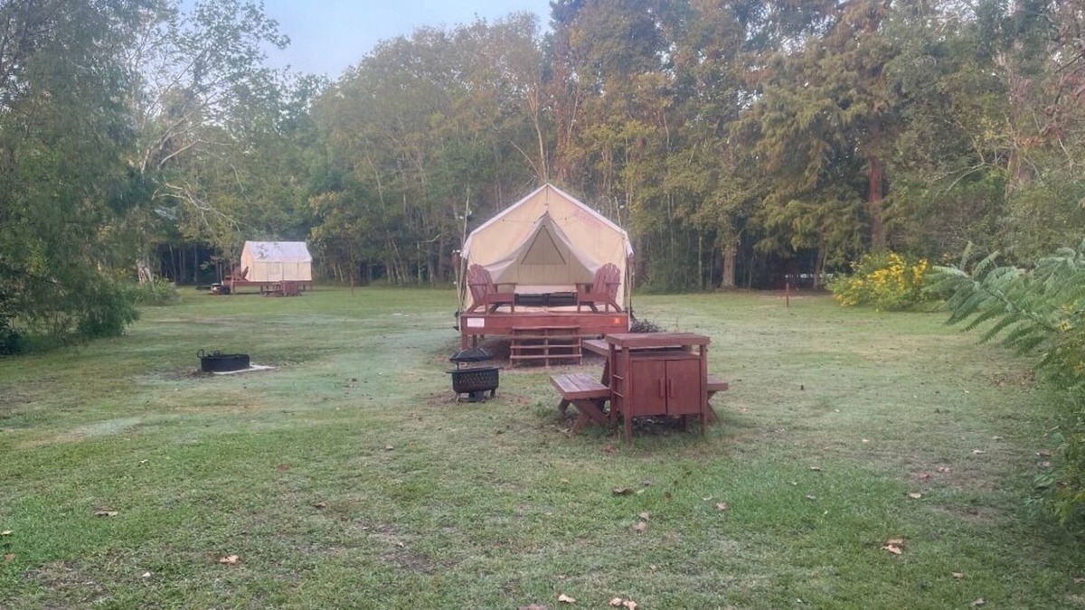 Iberia Parish RV Rental | Tentrr State Park Site - Louisiana Lake Fausse Pointe - Cypress Site B - Single