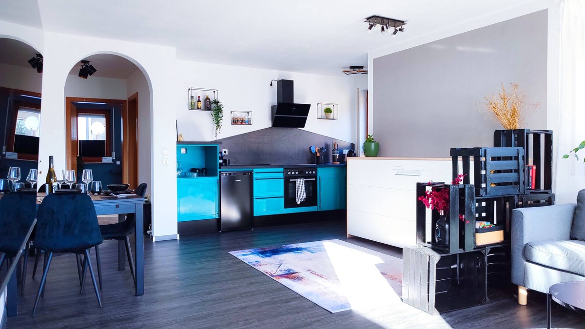 Steinenbronn Apartment | Terminal Design Apartments - Terrasse & Waiputv