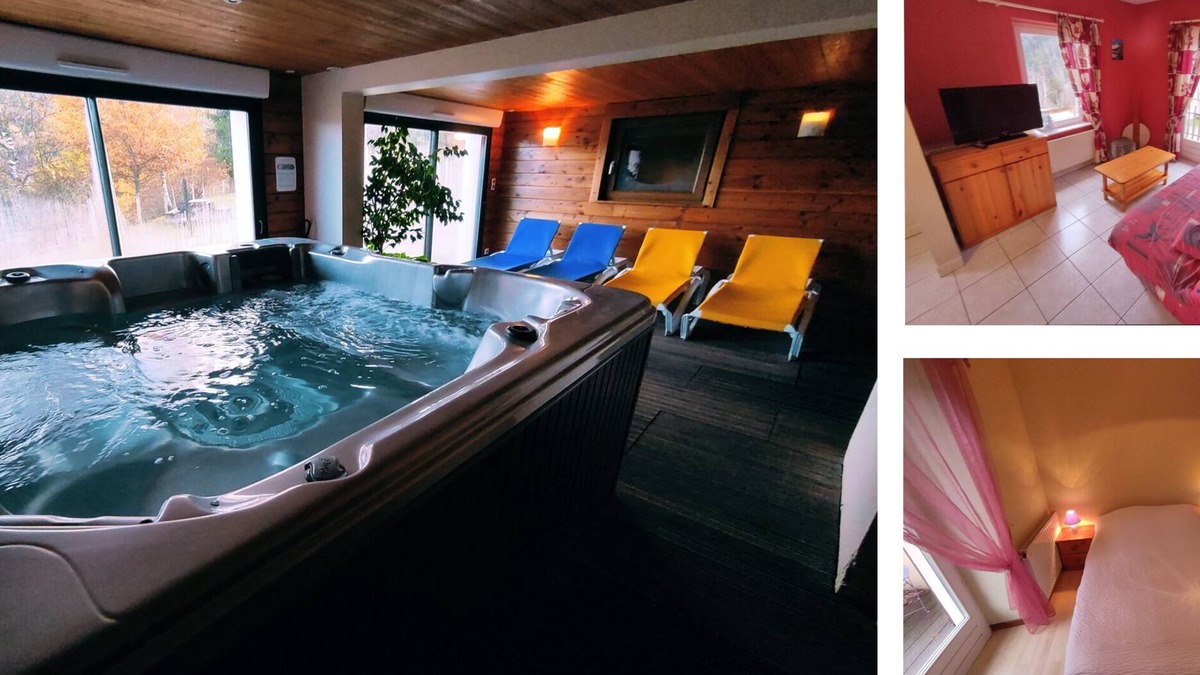 Dommartin-les-Remiremont Cottage | Terraced house with SPA Jacuzzi Sauna Fishing.