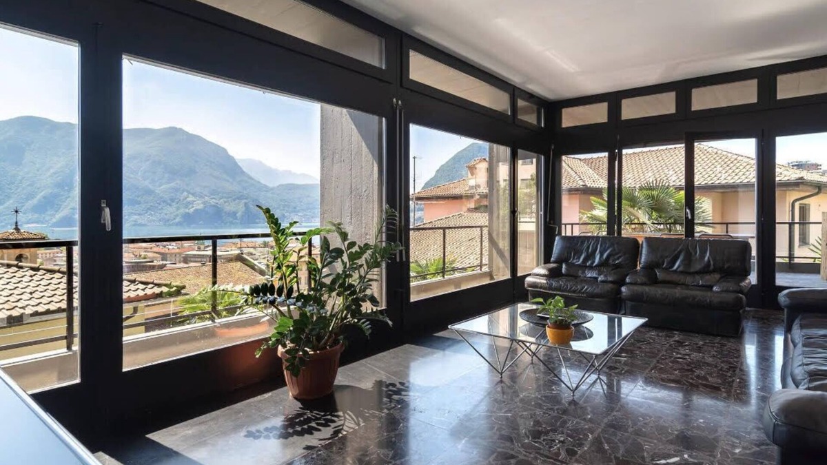 Lugano Apartment | Terrace on the lake,private garage
