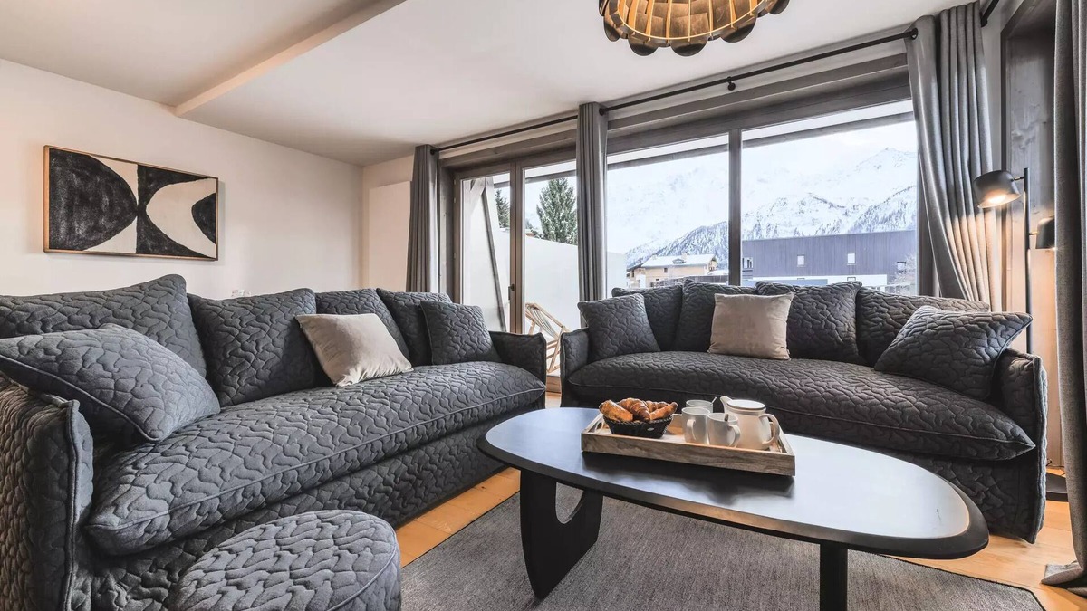 Plan Peisey Apartment | Terresens Le Quartz Residence - 5 Room Apartment 8/10 People Standard