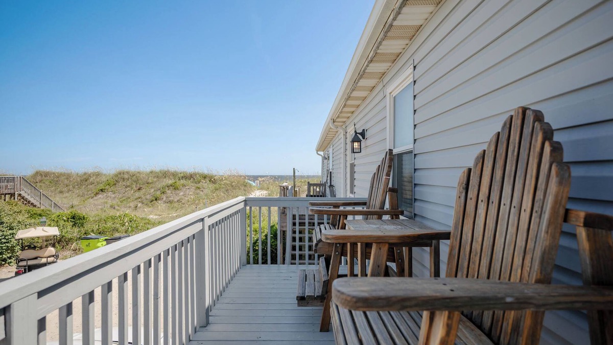 Yaupon Beach Condo | Terry-lar: Oceanfront multiplex with convenient beach access in East Beach
