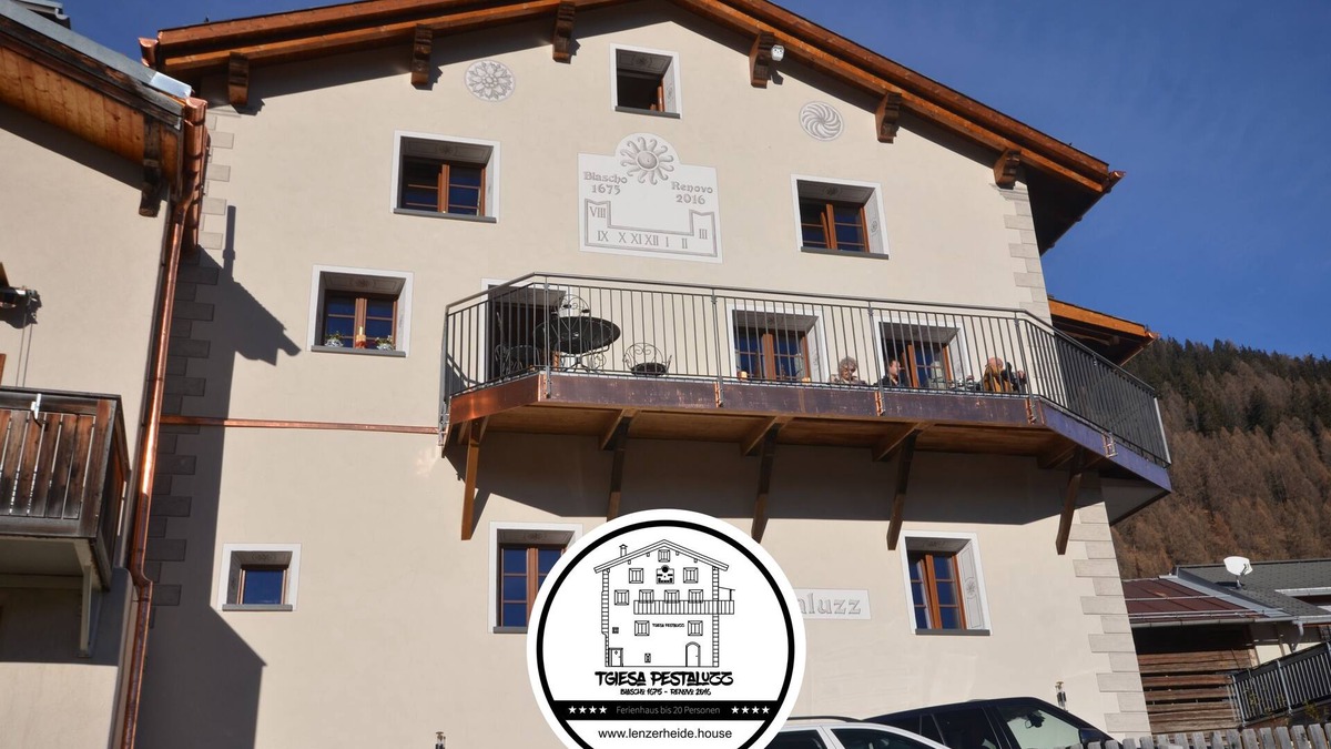 Vaz-Obervaz House | Tgiesa Pestaluzz is a charming house for groups and families