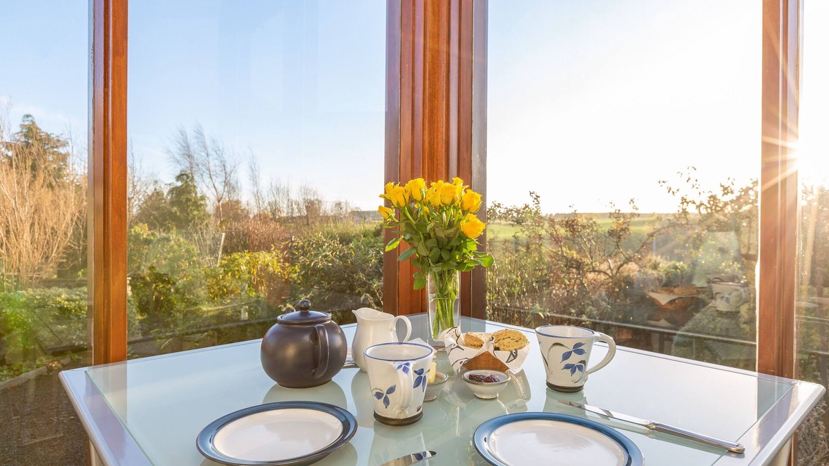 Nenthorn Cottage | Thairn cottage ideal for 2, rural, 3 miles from Kelso. Wood stove All on 1 level