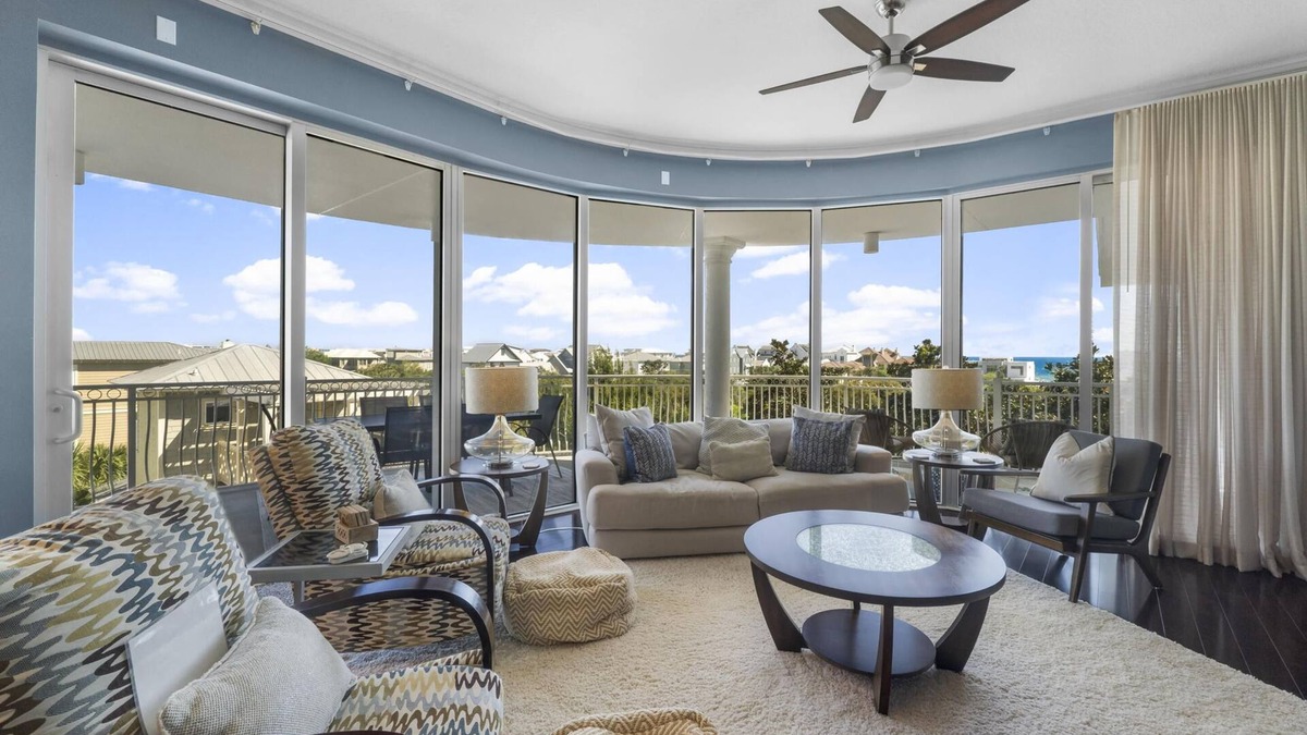 Rosemary Beach Condo | The Alexander 401- 30A Beach in Style, Seacrest Pool, 2 Bikes, Free Golf, Slps 7