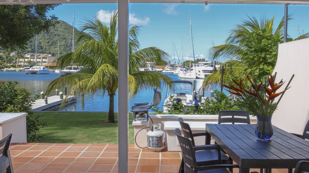 Rodney Bay Condo | The Anchorage #5 a 2 bedroom Waterfront Condo in Rodney Bay 2 Condo by RedAwning