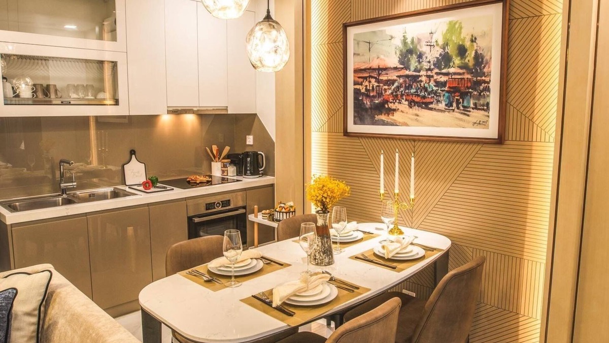 Hang Xanh Apartment | The apartment is located in the Landmark 81 commercial center