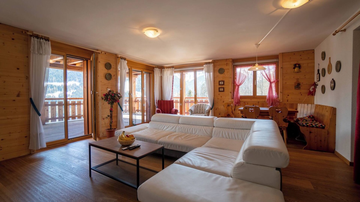Barboleusaz Apartment | The apartment is located 150m from the Place de la Barboleuse in Gryon, close to all amenities, the