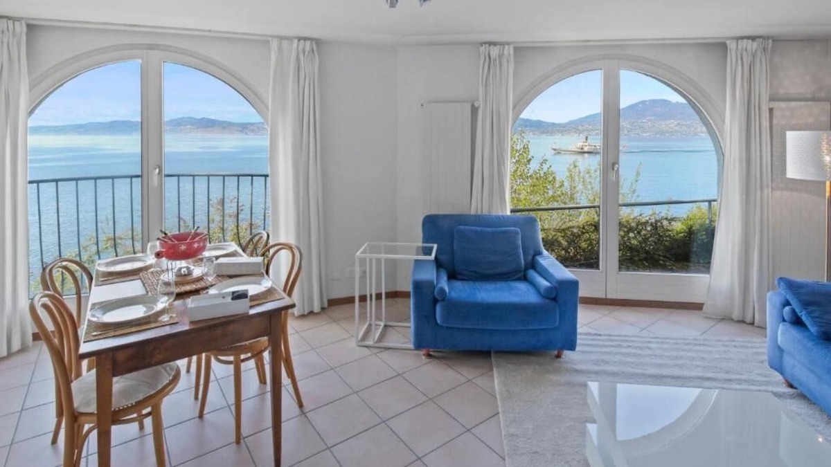 Saint-Gingolph Apartment | The apartment is on the shores of Lake Geneva and close to the train station and the amenities of Sa