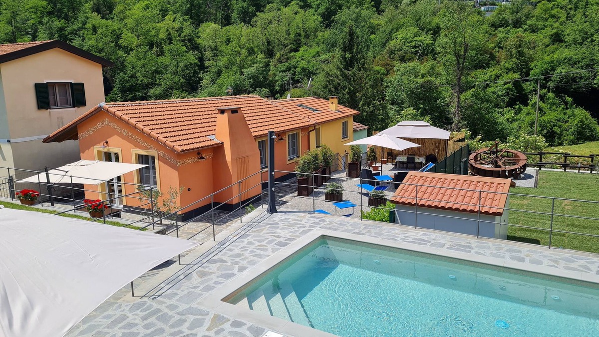 Casarza Ligure House | The "BARLETTI MILL" WITH HEATED POOL.