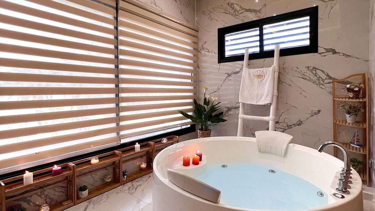 Yopougon Villa | The Bay Chalets: Villa 1 with Pool and Lagoon View.
