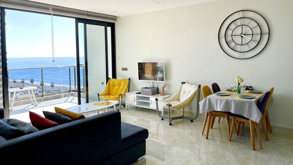 Mahmutlar Condo | The Beach Haven/1+1 coastline apt/Free WiFi/Elec🏖