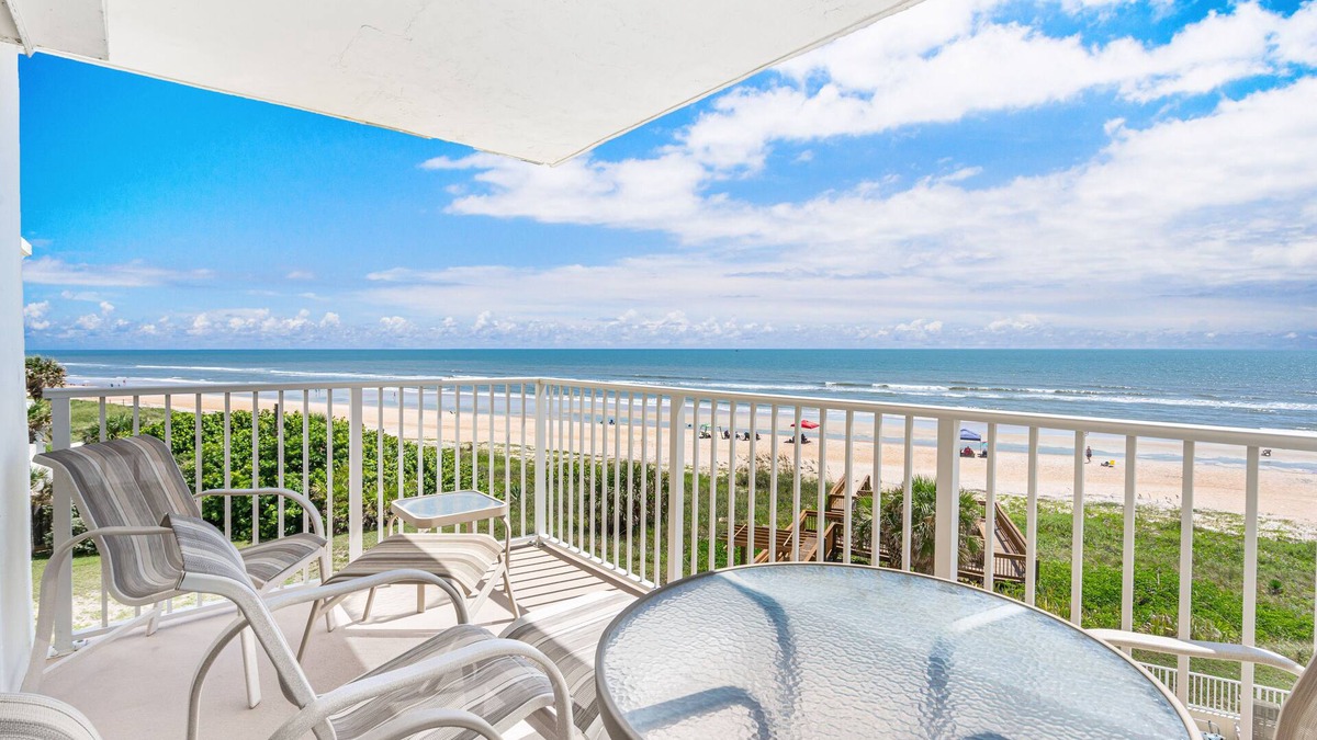 Seawinds Condo Condo | The Beachsider at Ormond: Luxe Oceanfront Condo, balcony & pool. (Daytona Beach)