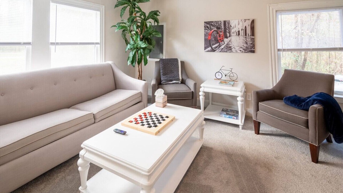Charles City House | The Bike Path House! Cozy 2 BR w/Fireplace