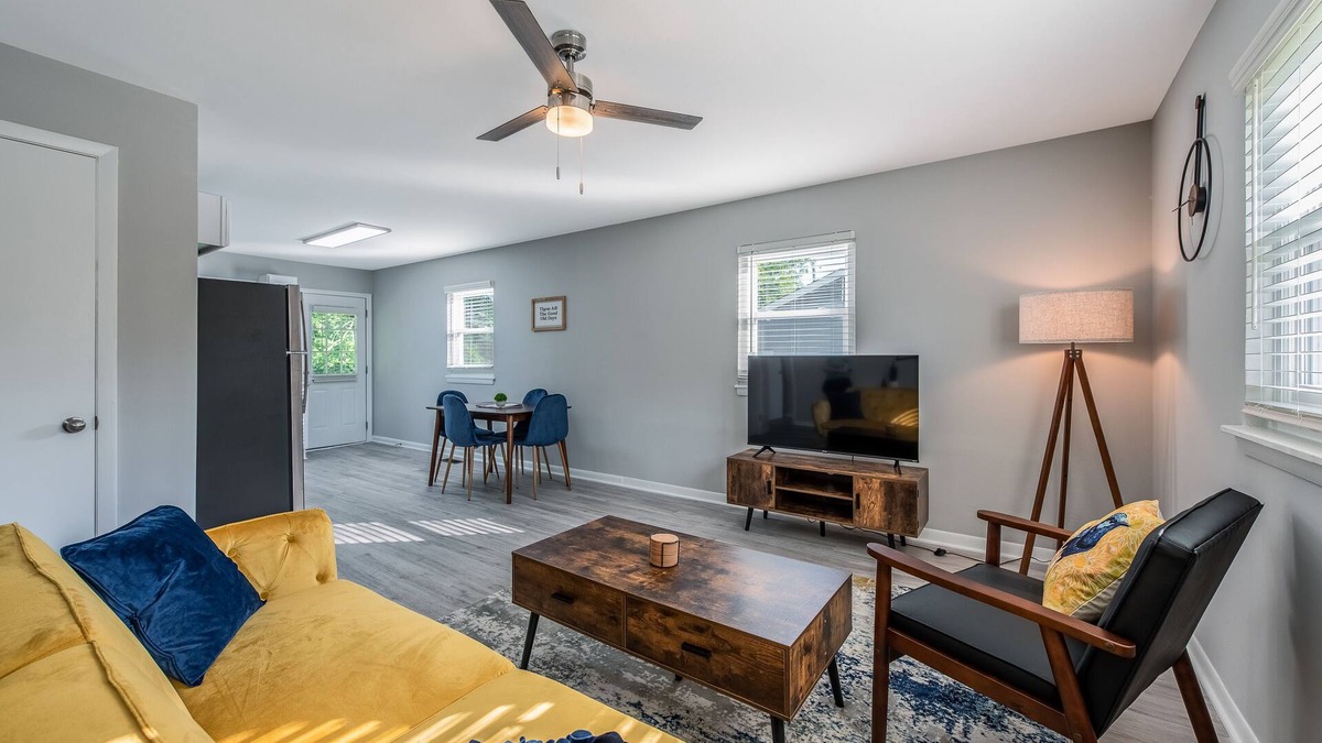 East Raleigh House | The Blue Bird, newly renovated modern home close to downtown Raleigh