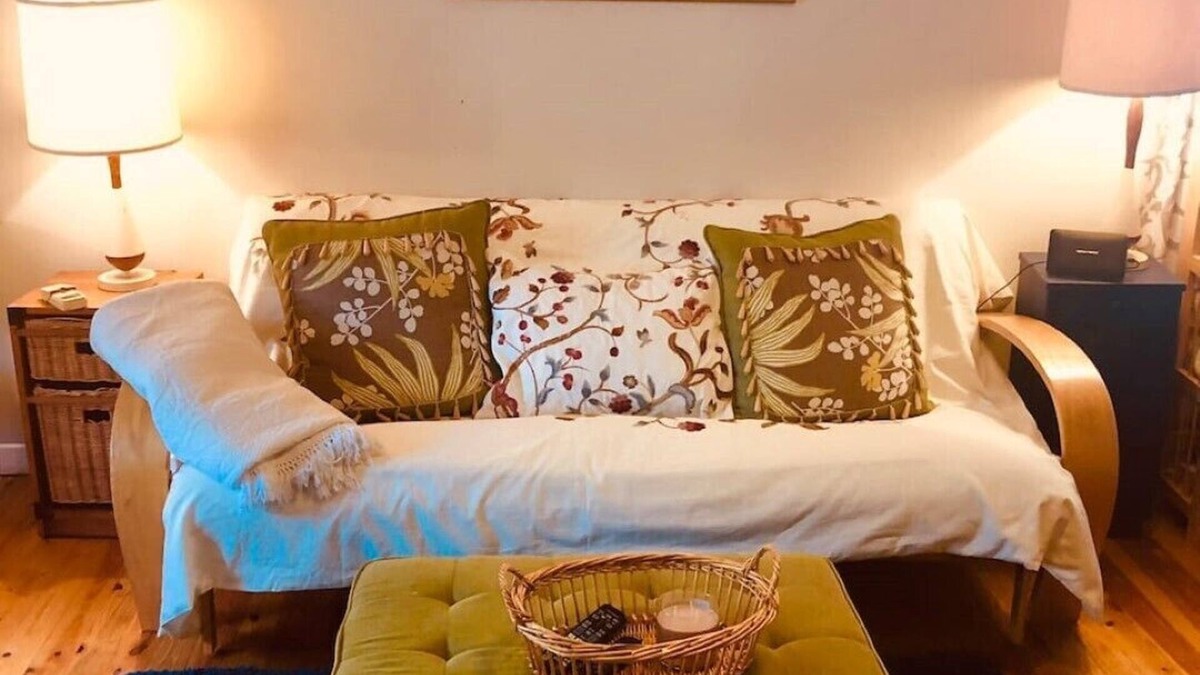 Old Town Winchester Apartment | The Blue Door steps from Handley Library