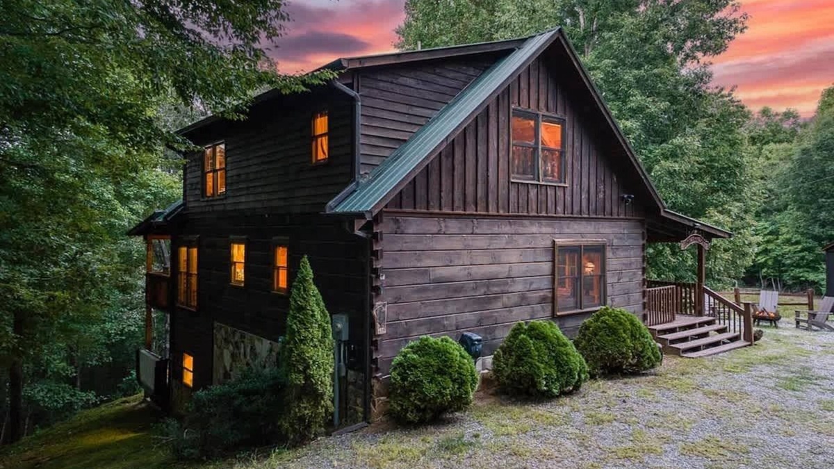 Mineral Bluff Cabin | The Bucking Bison-Pets, private, hot tub, gameroom
