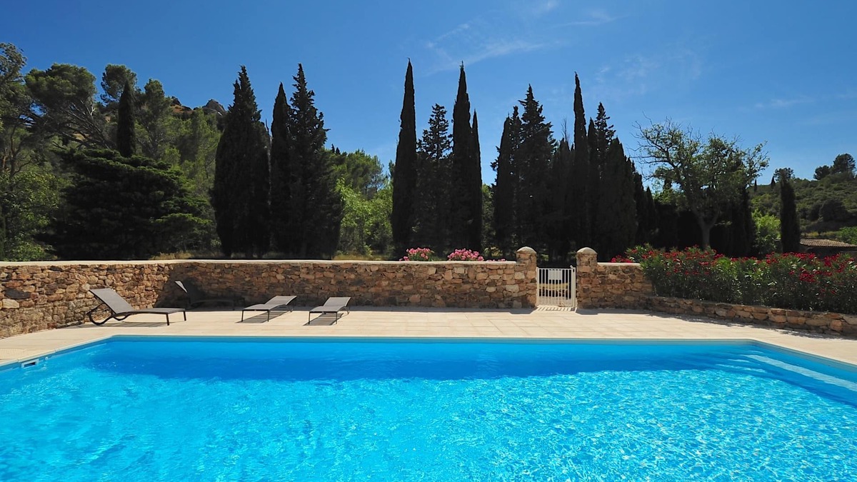 Thezan-des-Corbieres House | The charm of a bastide in private domain with large pool