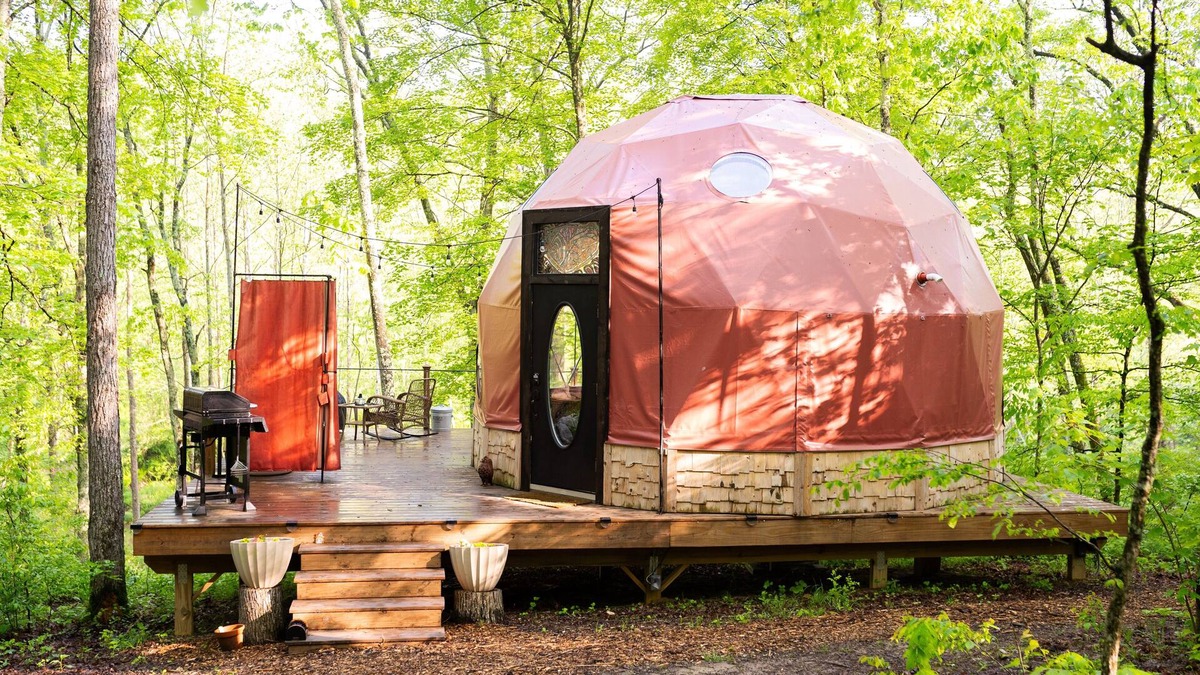 New Plymouth Cabin | The Cocoon- Magical Glamping Dome in the Forest!