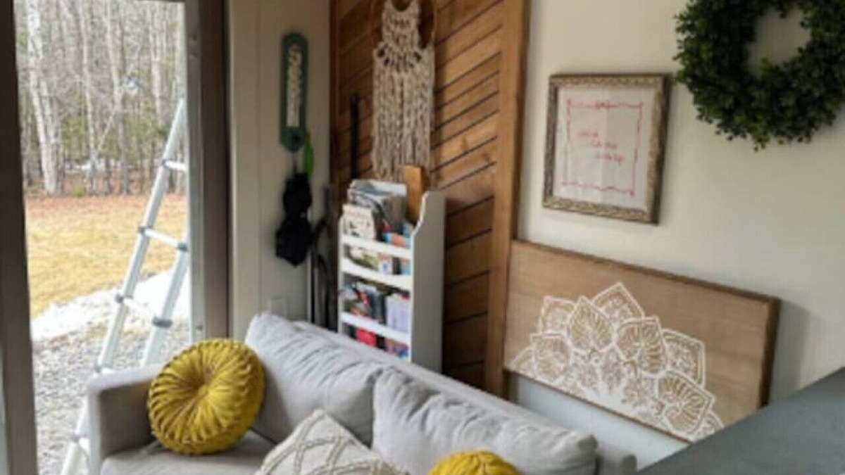 Gilmanton House | The Coziest Tiny Home with Mini Cows & Horses!