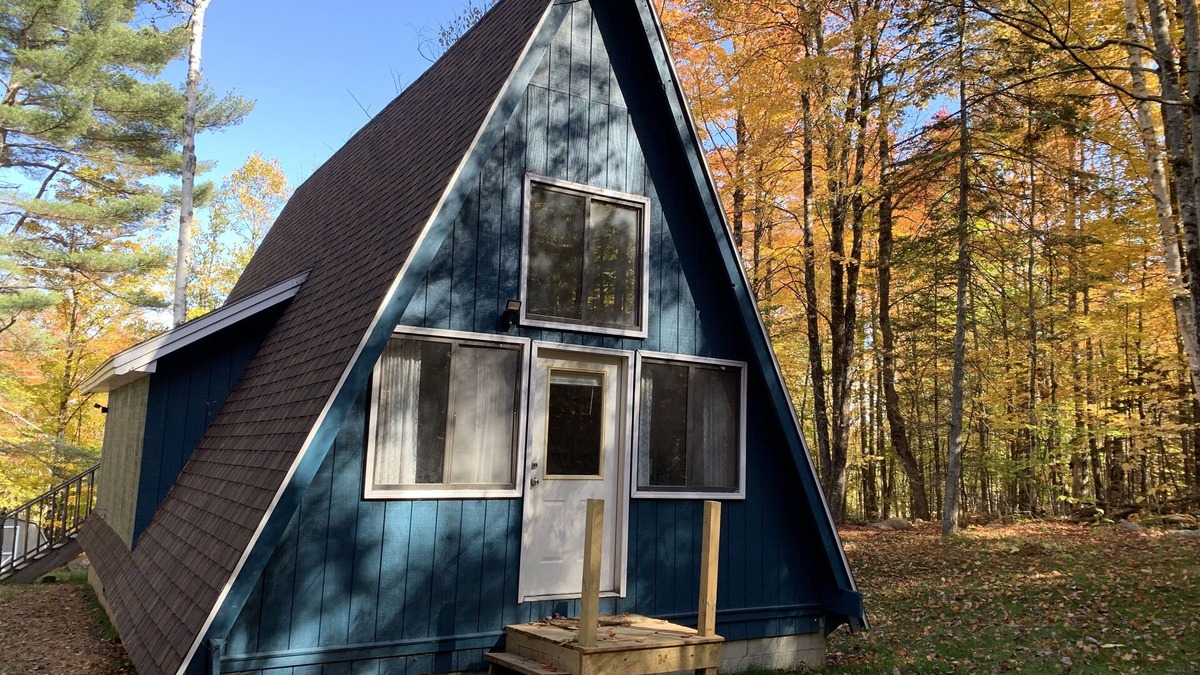 Wevertown House | The Cozy Blue A-frame