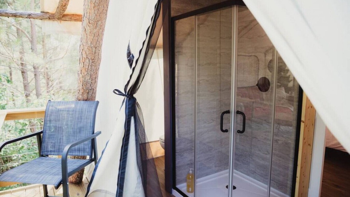 Cadiz RV Rental | The Creekview,Luxury Safari Tent