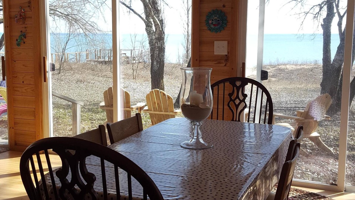 Port Sanilac Cottage | The Dell Cottage: a Private Lakefront Family Owned Home on Lake Huron