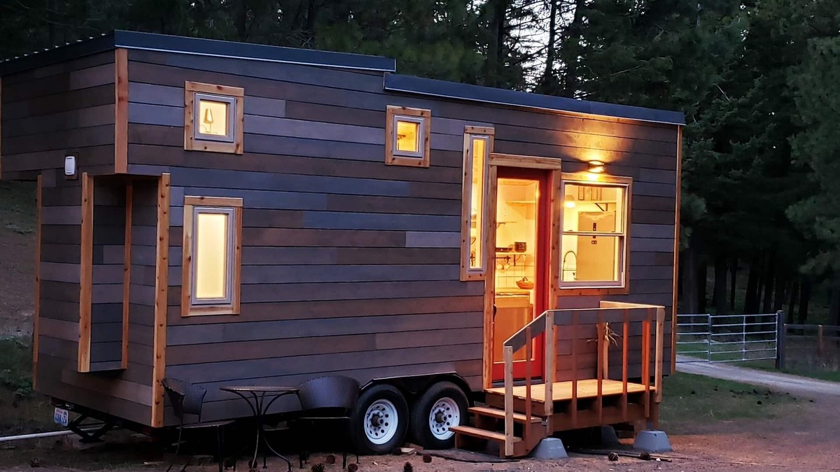 Cle Elum House | The Emerick: Custom Tiny House on 10 wooded Acres Near Teanaway