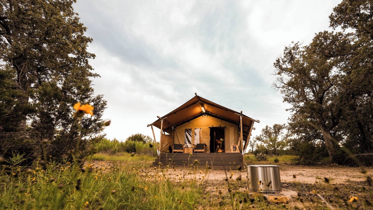 San Saba Cabin | The Evergreen Tent at Hilla Ranch Glamping