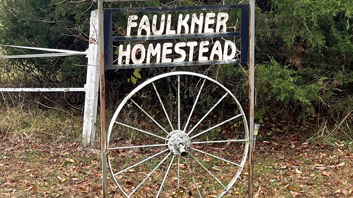 Black Other | The Faulkner Homestead, old farm house, surrounded by Mark Twain National forest