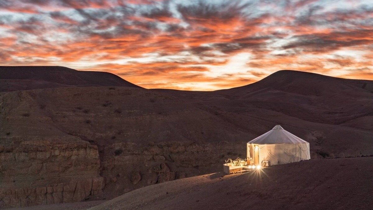 Agafay House | The First Agafay, next to Marrakech, luxury in the middle of the desert in yurts